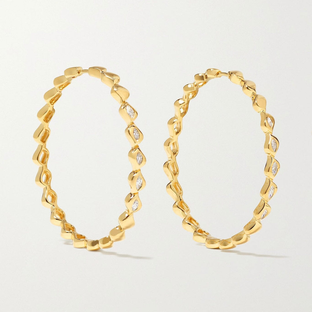 Harmony Diamond Hoop Earrings earrings Harmony 