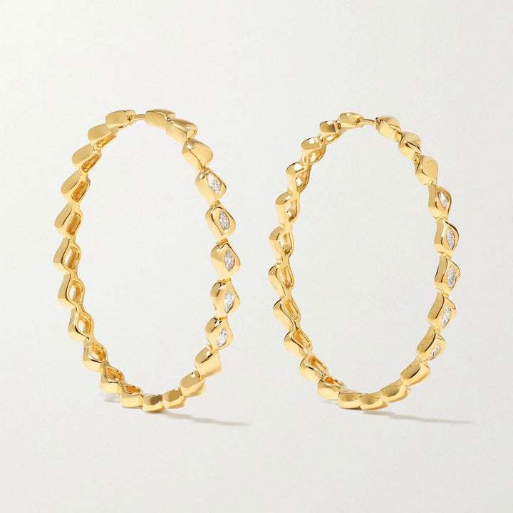 Harmony Diamond Hoop Earrings earrings Harmony 