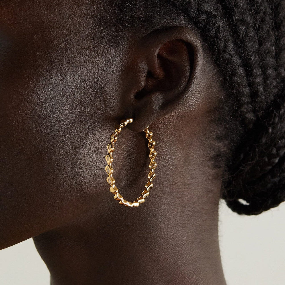 Harmony Diamond Hoop Earrings earrings Harmony 
