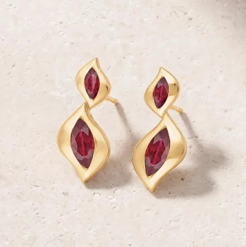 Harmony Ruby Climber Earrings earrings Harmony 