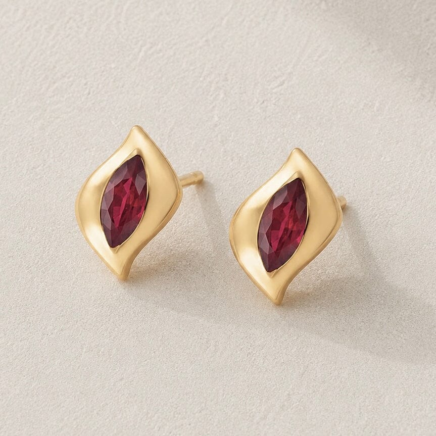 Harmony Ruby Stud Earrings earrings Harmony 