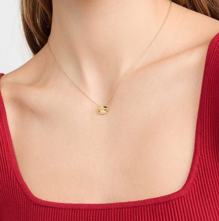 Le Cauri Endiamanté Gold Necklace Necklace Le Cauri Endiamanté 