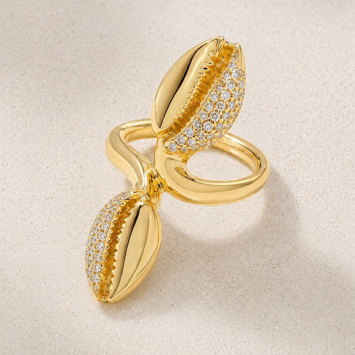Le Cauri Endiamanté Ibeji Diamond Ring Ring Le Cauri Endiamanté 