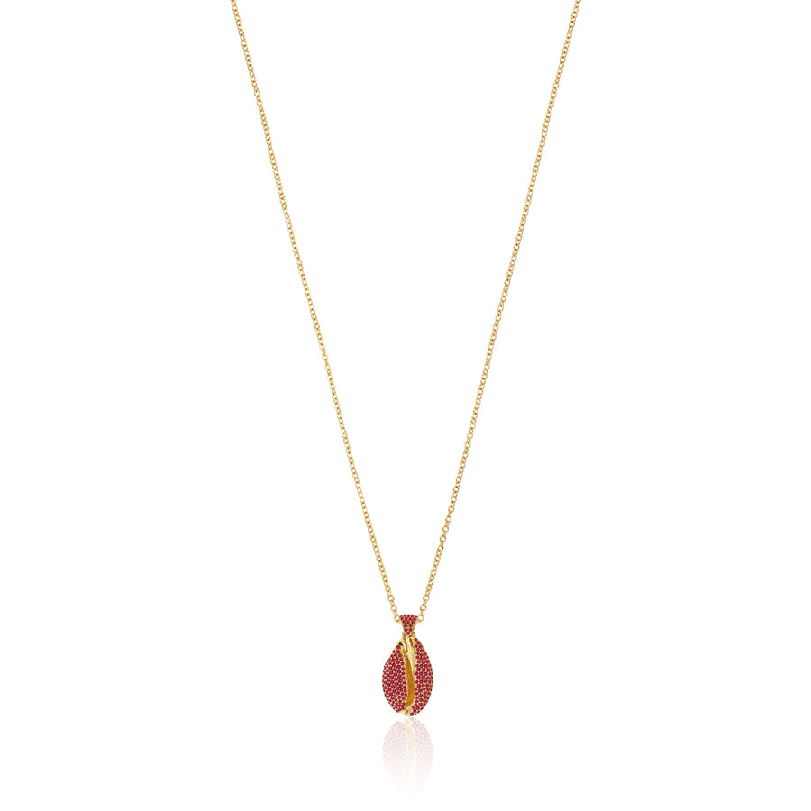 LE CAURI ENDIAMANTÉ Men's Le Grand Cauri Pave - Ruby Le Cauri Endiamanté 