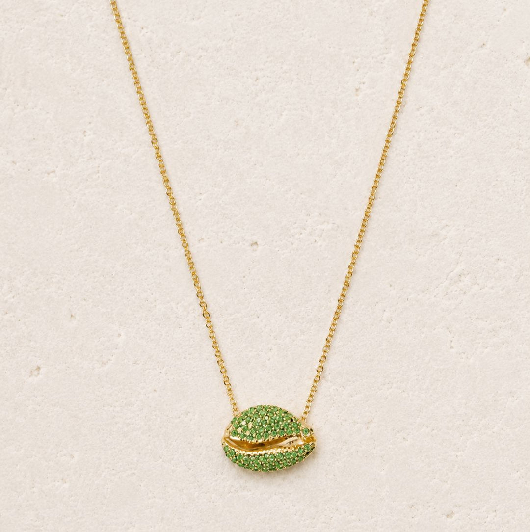 Le Cauri Endiamanté Tsavorite Arc en Ciel Necklace Necklace Le Cauri Endiamanté 