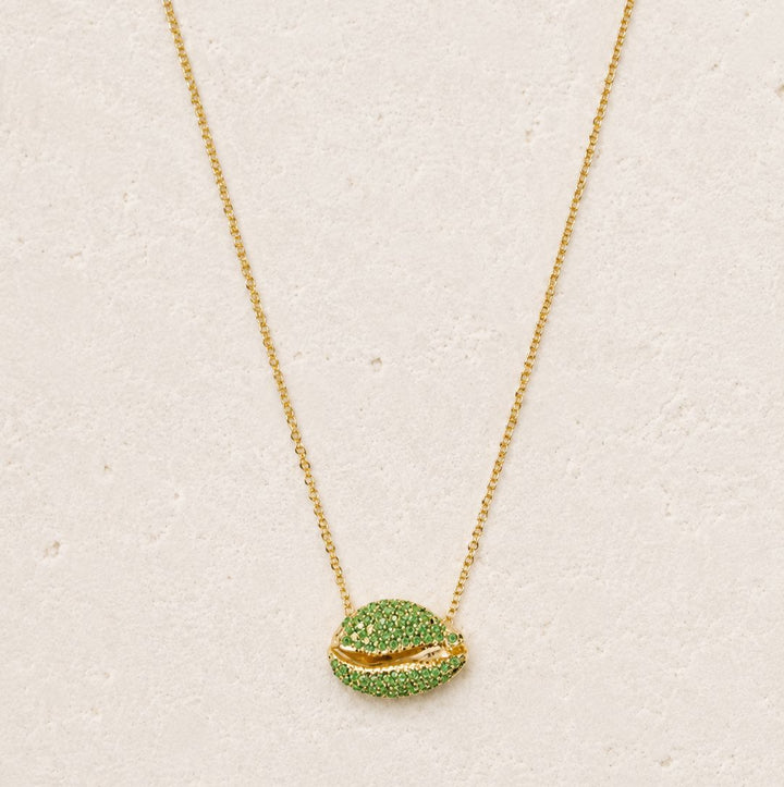Le Cauri Endiamanté Tsavorite Arc en Ciel Necklace Necklace Le Cauri Endiamanté 