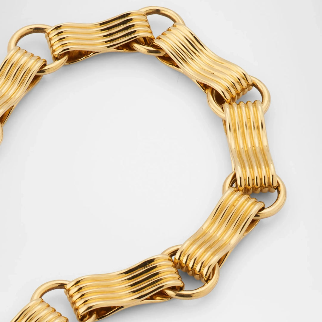 Sagesse Yellow Gold Link Bracelet bracelet Sagesse 