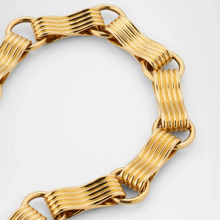 Sagesse Yellow Gold Link Bracelet bracelet Sagesse 