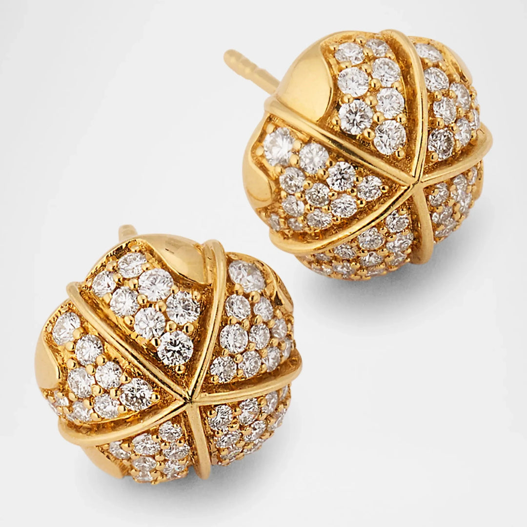 Terra Nova Pavé Diamond Stud Earrings earrings Terra Nova 