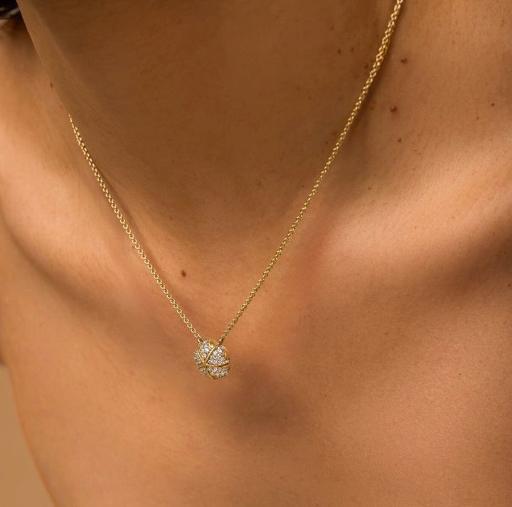 Terra Nova Petite Pavé Diamond Necklace Necklace Terra Nova 