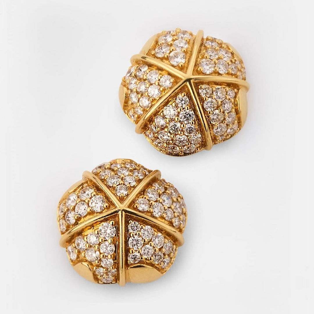 Terra Nova Petite Pavé Diamond Stud Earrings earrings Terra Nova 