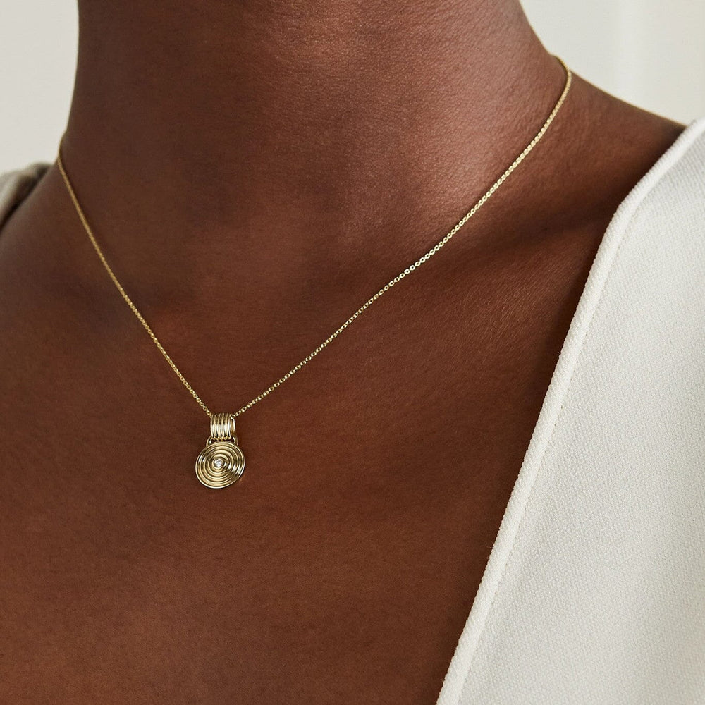 Universum Diamond Medallion Necklace Necklace Universum 