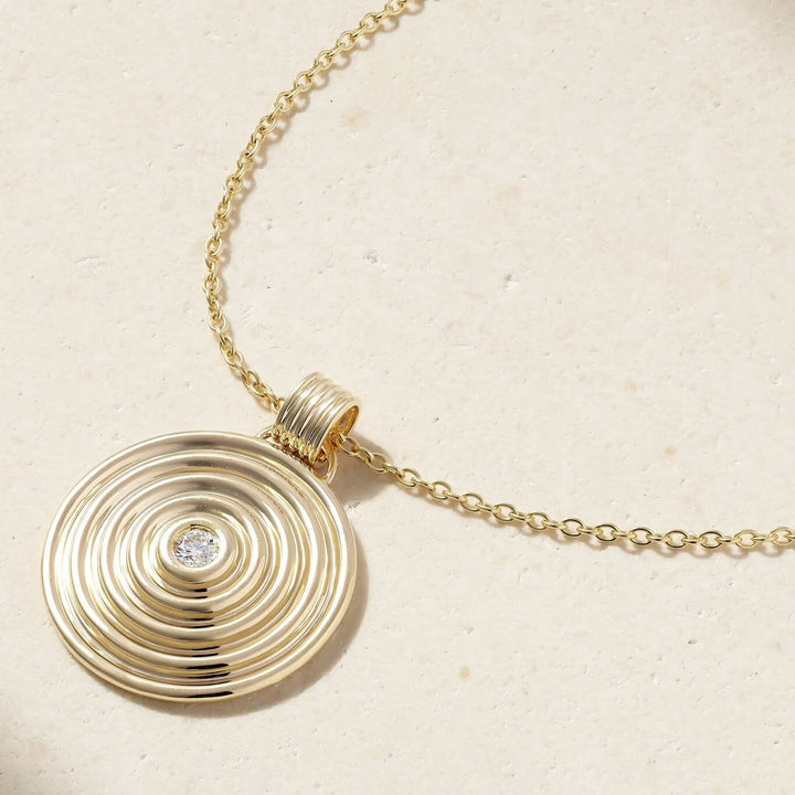 Universum Diamond Medallion Necklace Necklace Universum 