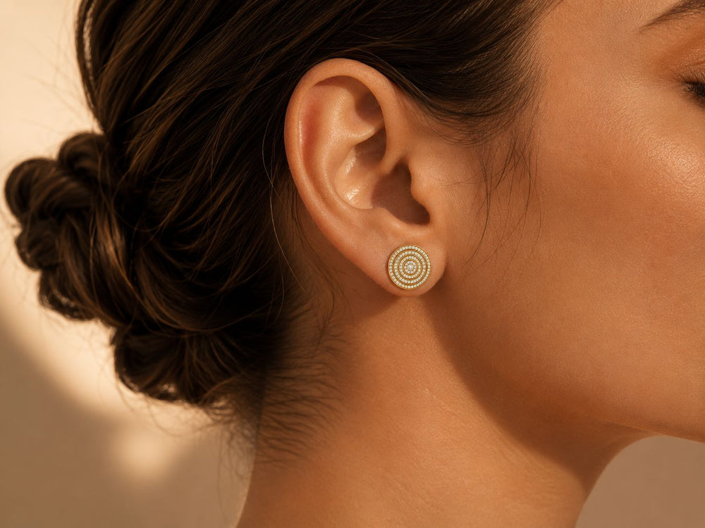 Universum Pave Studs earrings Universum 