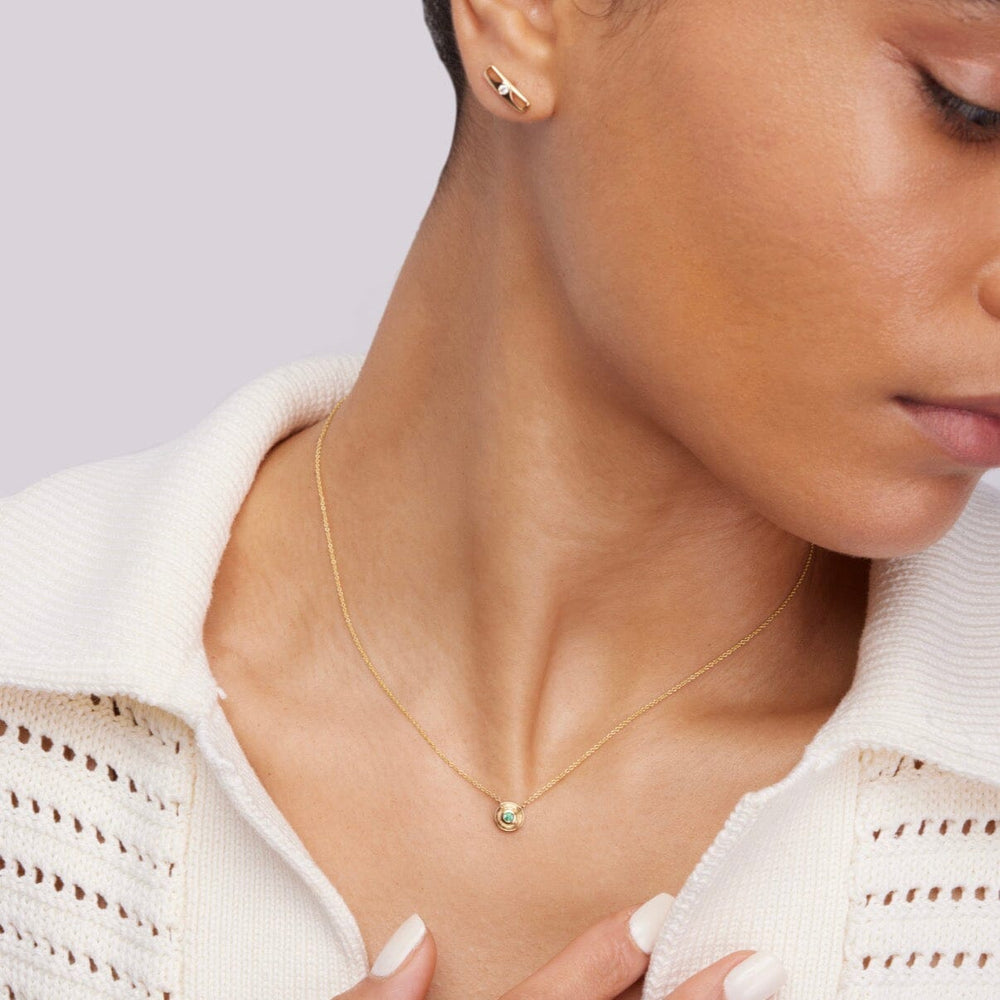 Universum Petite Emerald Necklace Necklace Universum 