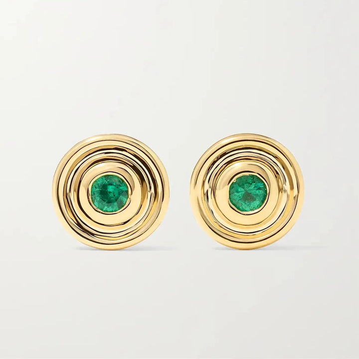 Universum Petite Emerald Stud Earrings earrings Universum 