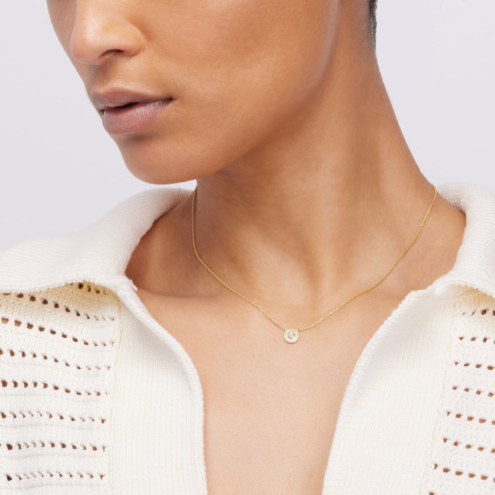 Universum Petite Pavé Diamond Necklace Necklace Universum 