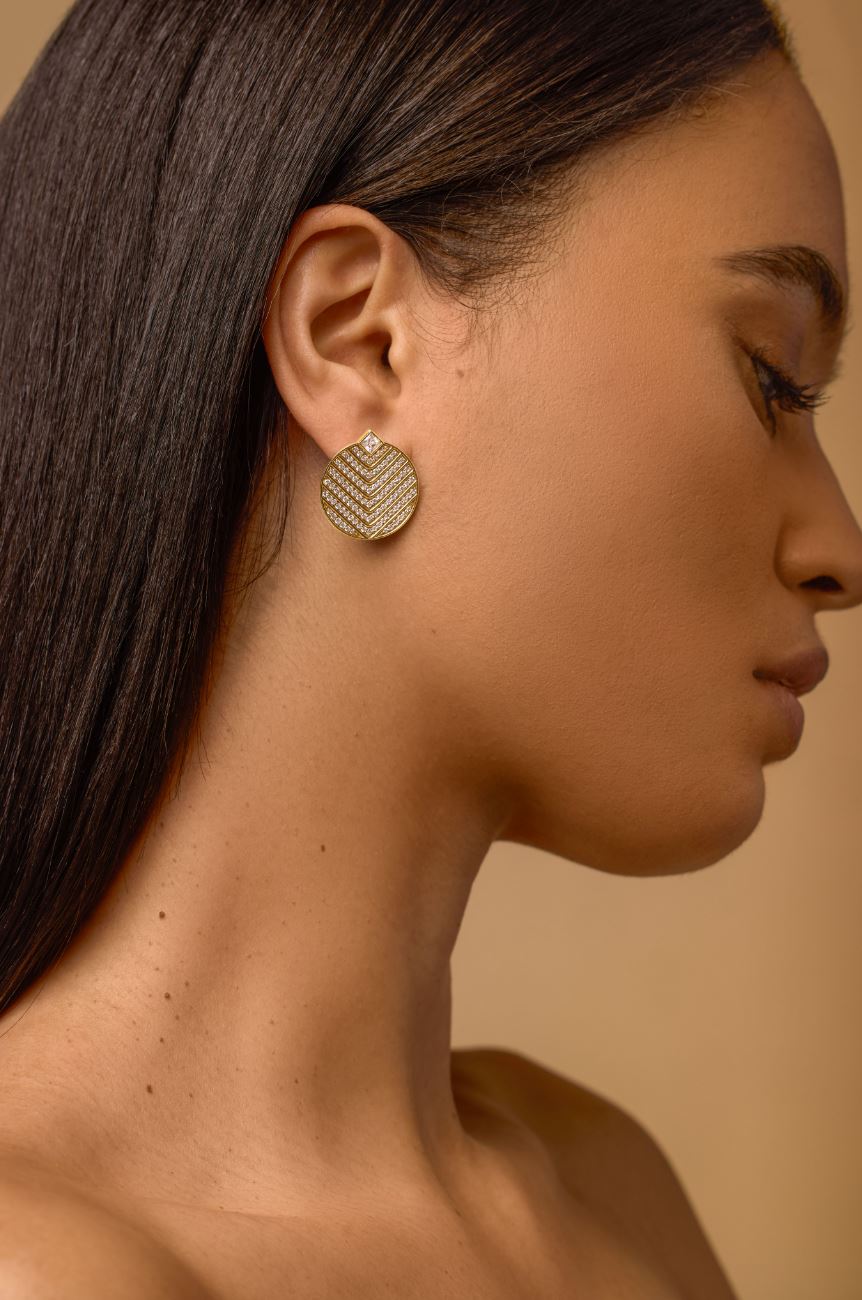 Veni Diamant 18k Pave 23mm Earrings earrings Veni Diamant 