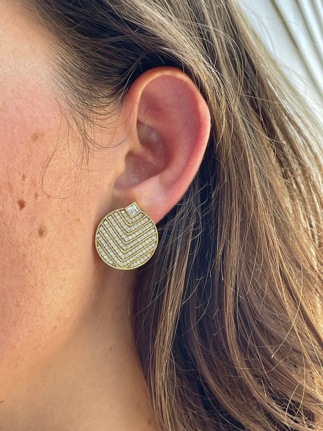 Veni Diamant Pave 23mm Earrings earrings Veni Diamant 