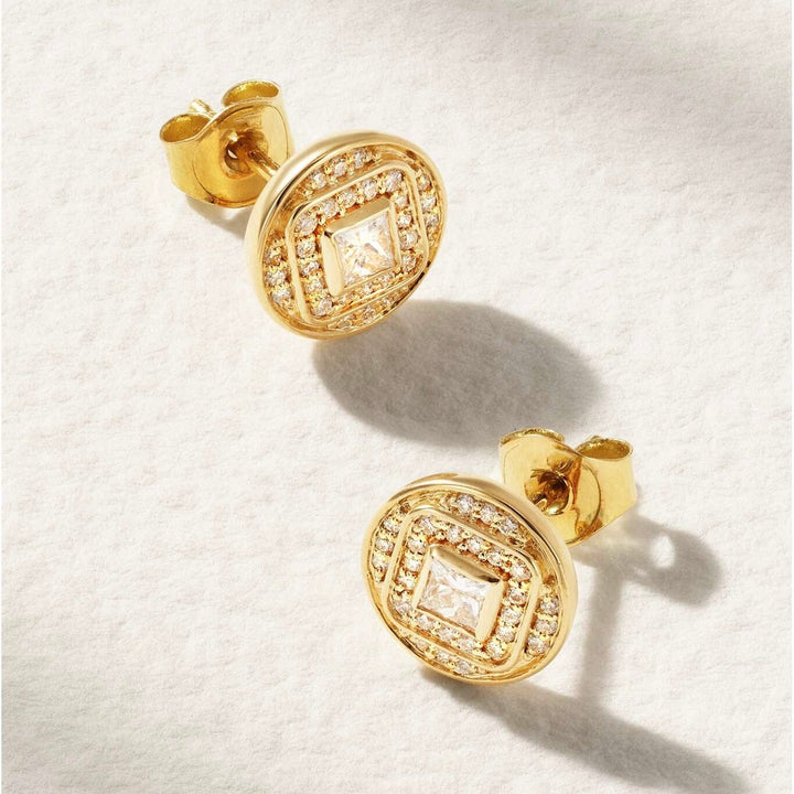 Veni Diamant Pavé Diamond Stud Earrings earrings Veni Diamant 