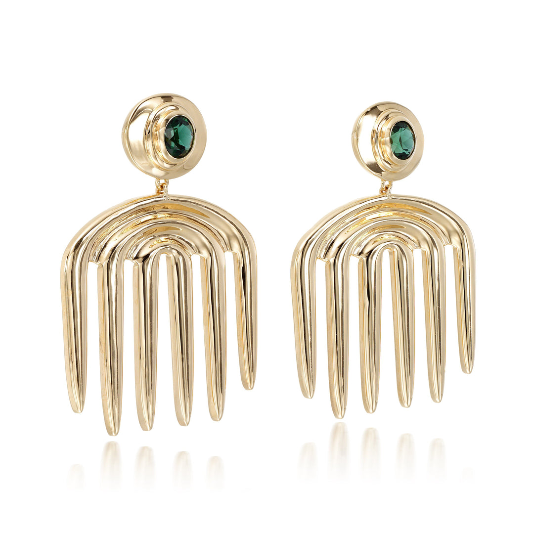 Vici Charm Tsavorite Earrings earrings Sagesse 