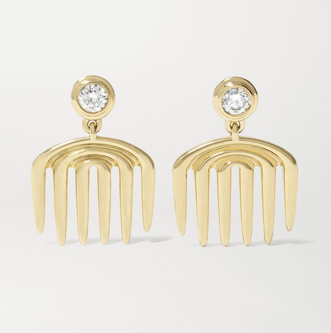 Vici Diamond Charm Earrings earrings Sagesse 