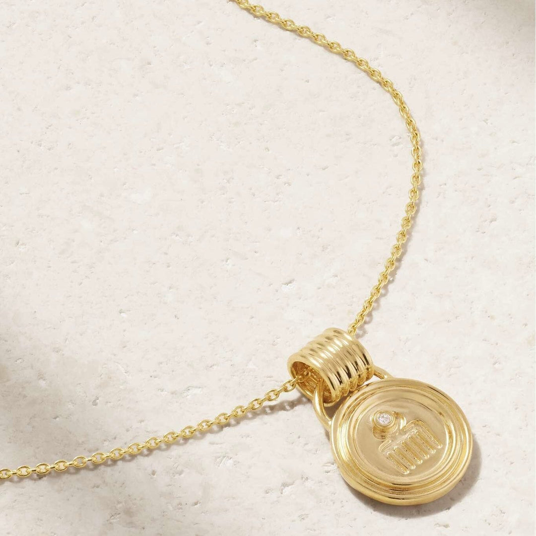 Vici Diamond Petite Medallion Necklace Necklace Sagesse 