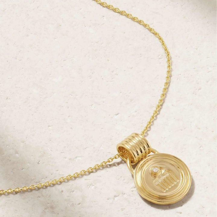 Vici Diamond Petite Medallion Necklace Necklace Sagesse 