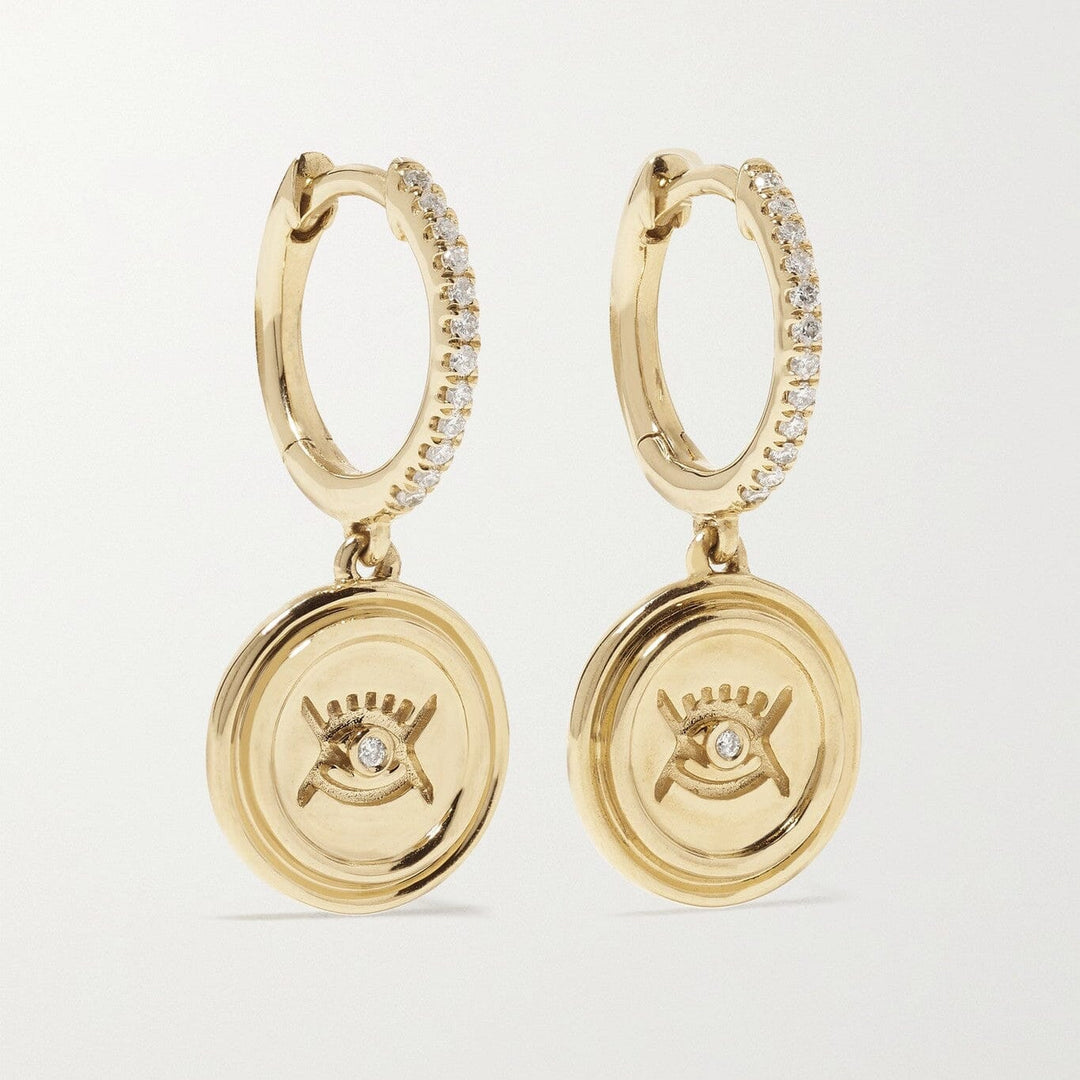 Vidi Diamond Huggie Earrings earrings Sagesse 