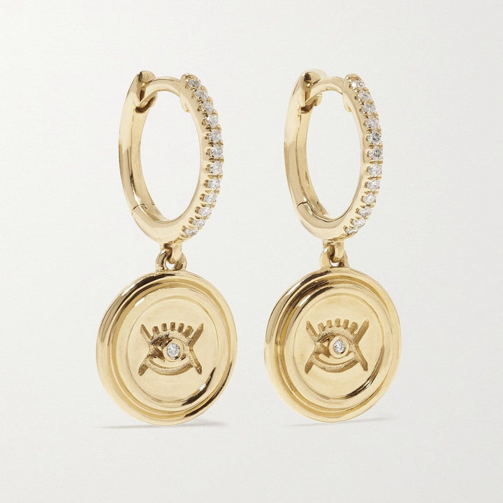 Vidi Diamond Huggie Earrings earrings Sagesse 