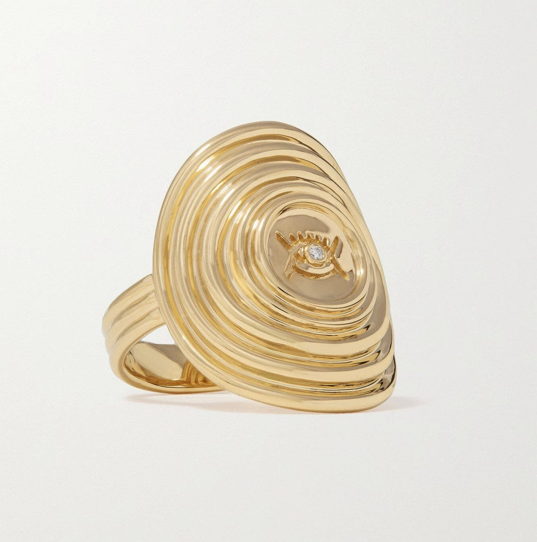 Vidi Diamond Signet Ring Ring Sagesse 