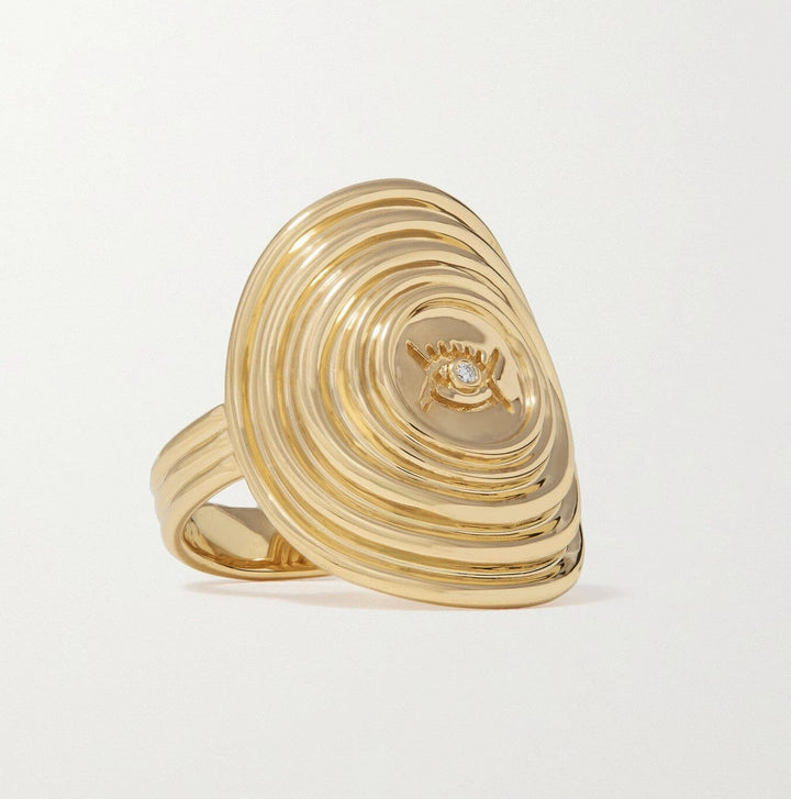 Vidi Diamond Signet Ring Ring Sagesse 