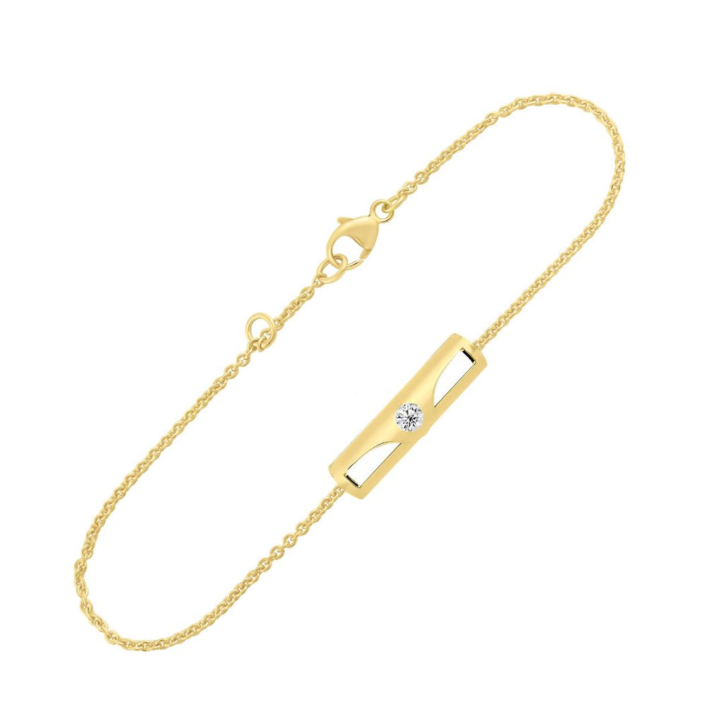 Diamond Bar Bracelet