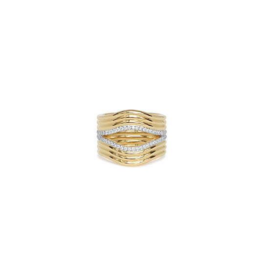 Berceau Huit 18K Gold & Diamond ring Ring ALMASIKA 