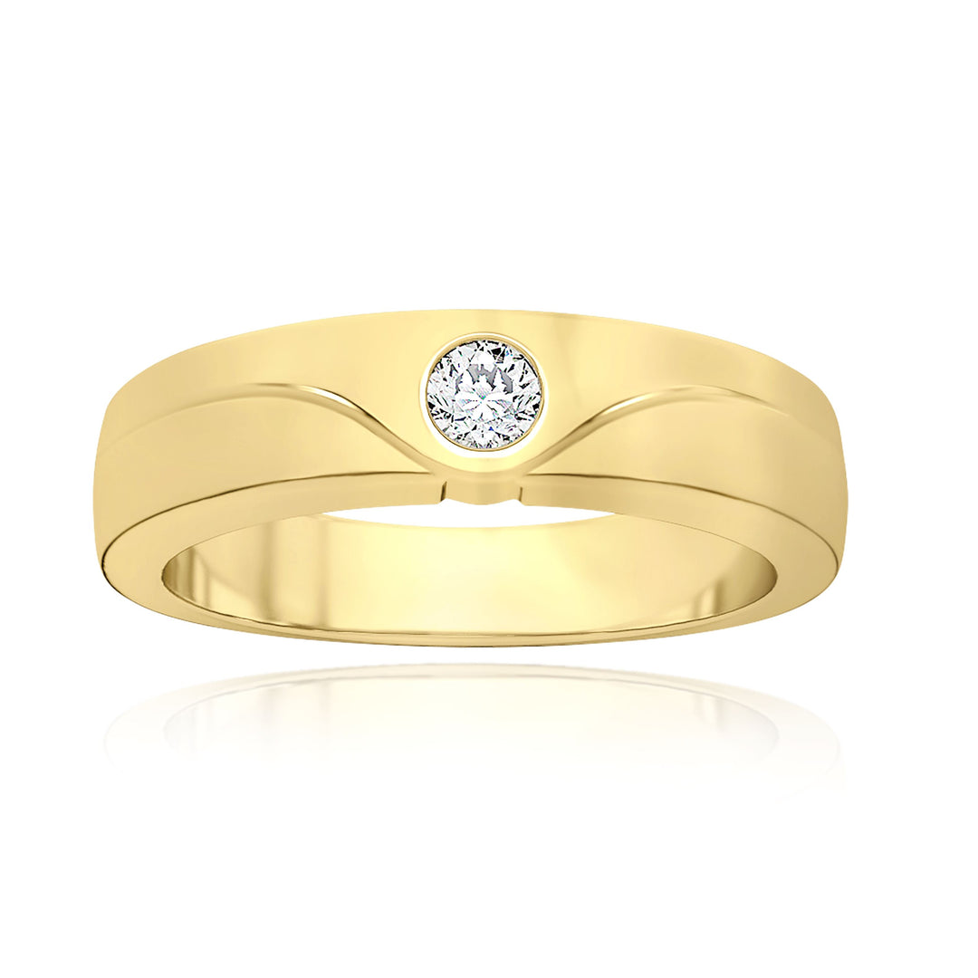 BERCEAU Interlocking Ring - Center Diamond Ring Berceau 
