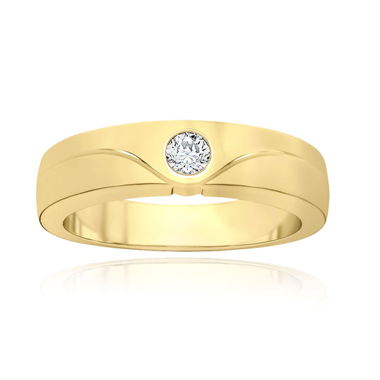 BERCEAU Interlocking Ring - Center Diamond Ring Berceau 