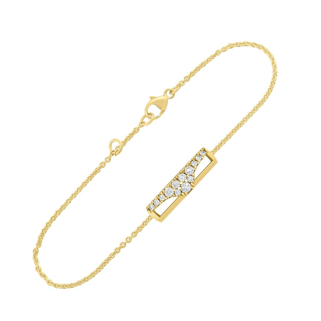 Berceau Pavé Diamond Bar Bracelet