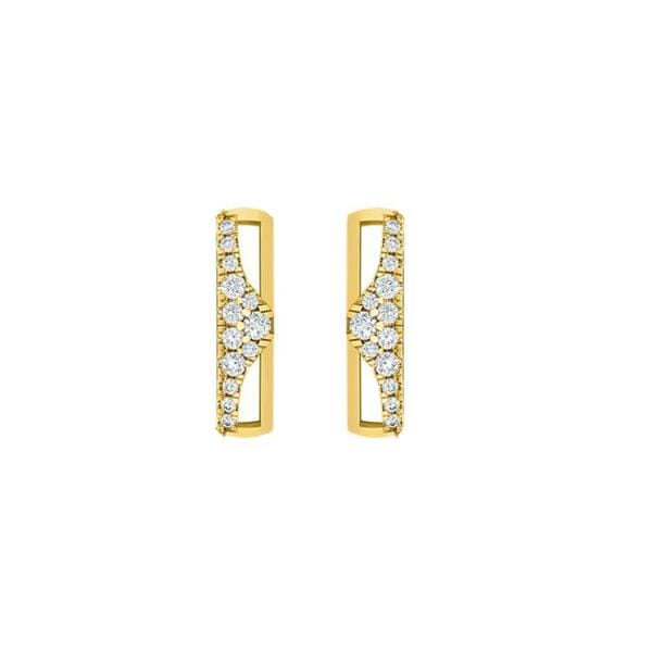 BERCEAU - Pave Bar Earrings earrings Berceau 