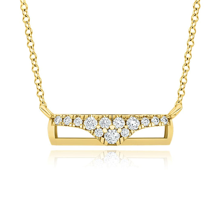 Berceau Pave Bar Necklace Necklace Berceau 