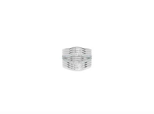 Berceau Ring - White Ring ALMASIKA 