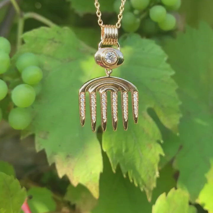 Vici Pavé Diamond Charm Necklace
