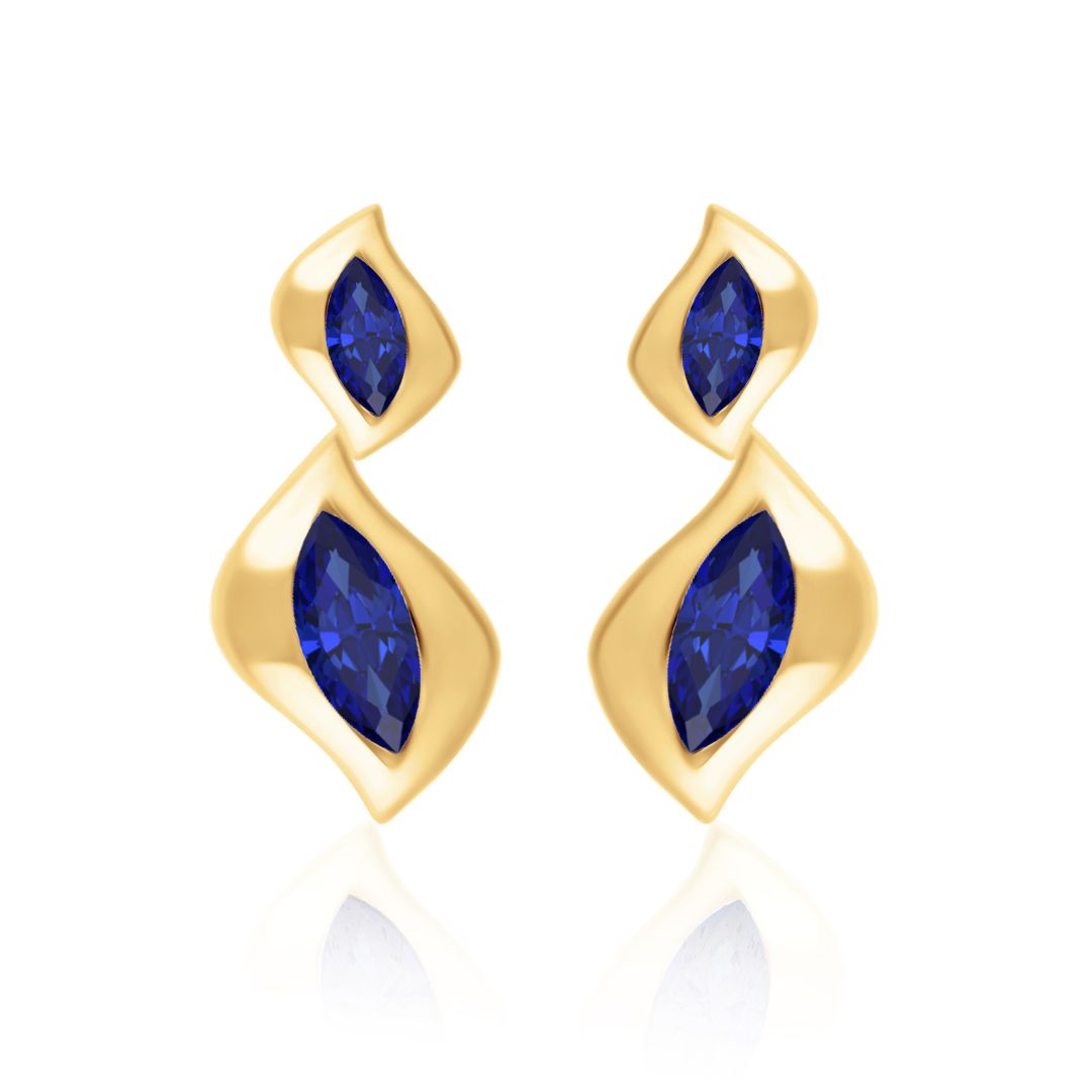 Harmony - Blue Sapphire Climbers earrings Harmony 