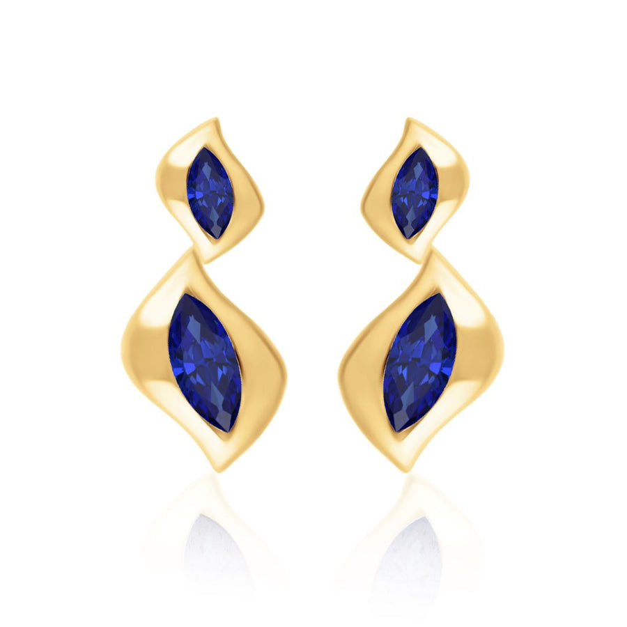 Harmony - Blue Sapphire Climbers earrings Harmony 