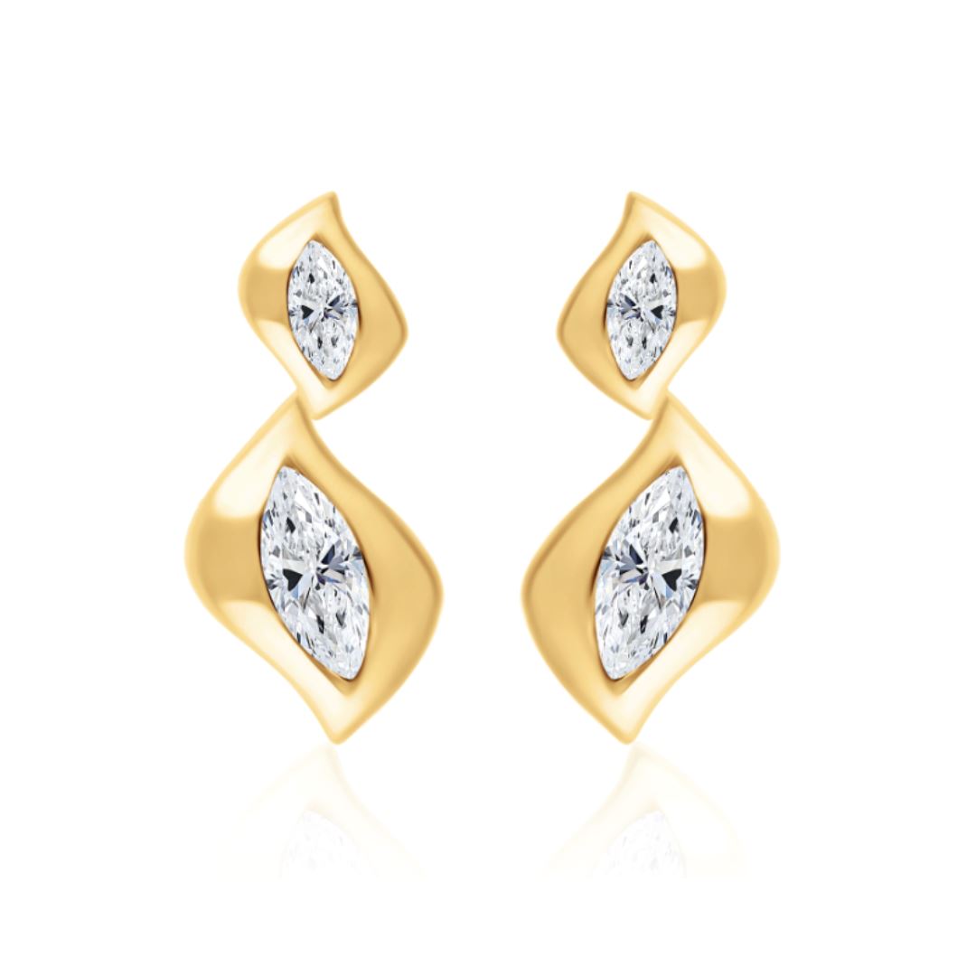 Harmony - Diamond Climbers earrings ALMASIKA 