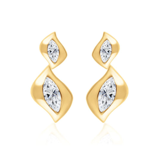 Harmony - Diamond Climbers earrings ALMASIKA 