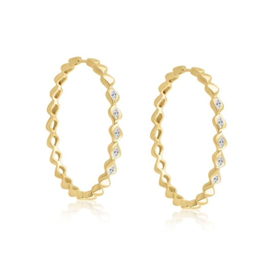 Harmony - Grande Hoops earrings ALMASIKA 