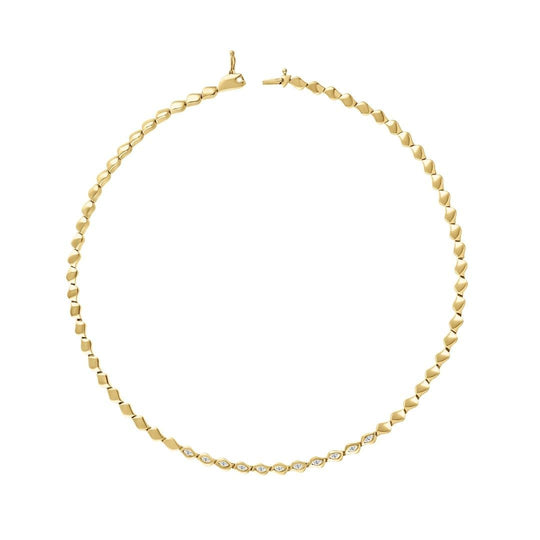 Harmony - Petite Tennis Necklace Necklace ALMASIKA 
