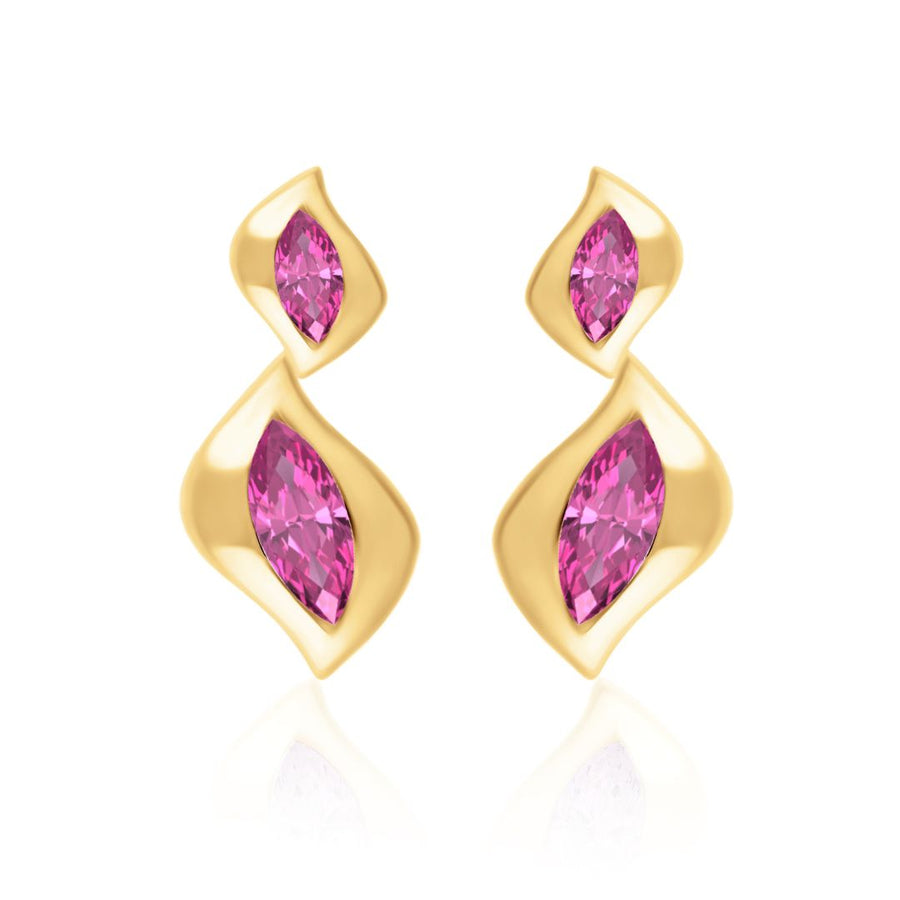 Harmony - Pink Sapphire Climbers earrings Harmony 