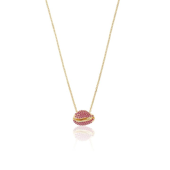 LE CAURI ENDIAMANTÉ - Cauri Arc en Ciel Necklace ALMASIKA 