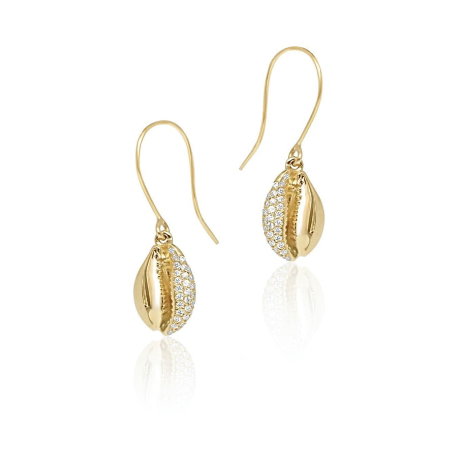 LE CAURI ENDIAMANTÉ Diamond drop earrings - Demi Pave earrings ALMASIKA 